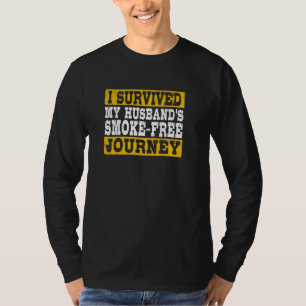 Camiseta Sobrevivi à viagem grátis do meu marido.