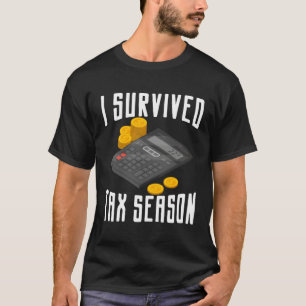 Camiseta Sobrevivi ao Contador da Estação Fiscal Cpa Bookke