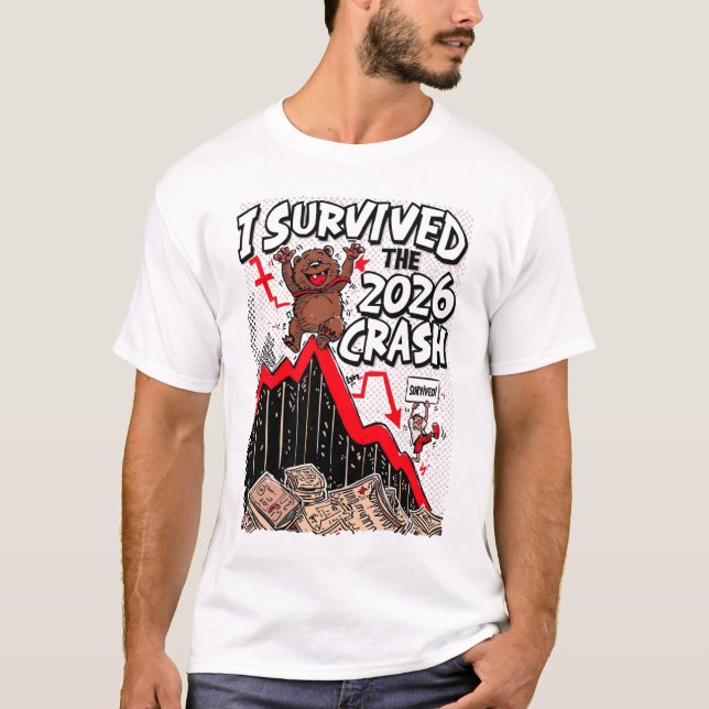 Camiseta Sobrevivi ao Crash de 2026 (Frente)