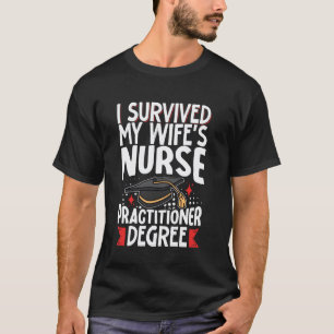 Camiseta Sobrevivi ao Diploma de Enfermeira Clínica da Minh