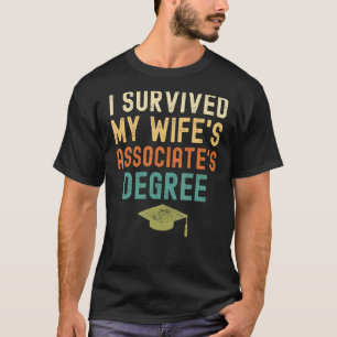 Camiseta Sobrevivi ao Graduação de Graduação do Associado d