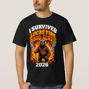 Camiseta Sobrevivi ao Lucas Fire 4000 Acres Setembro 2026