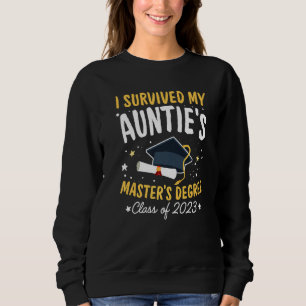 Camiseta Sobrevivi ao Mestrado da Minha Tia Feliz 2023