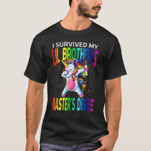 Camiseta Sobrevivi ao meu mestrado do Mestrado do Irmão Lil
