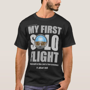 Camiseta Sobrevivi Ao Meu Primeiro Voo Solo