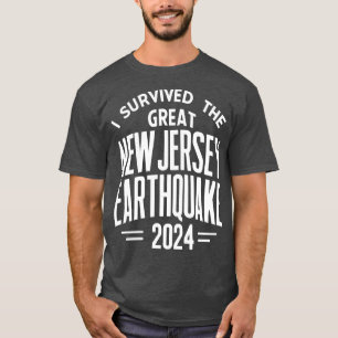 Camiseta Sobrevivi ao terremoto de Nova Jersey, Nova Jersey