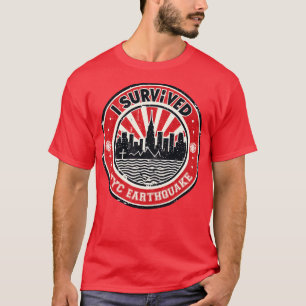 Camiseta Sobrevivi Ao Terremoto NYC 2024 2