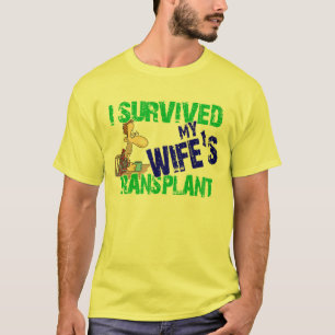 Camiseta Sobrevivi ao transplante da minha esposa