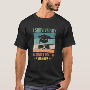 Camiseta sobrevivi aos meus maridos mestrados de mais velho