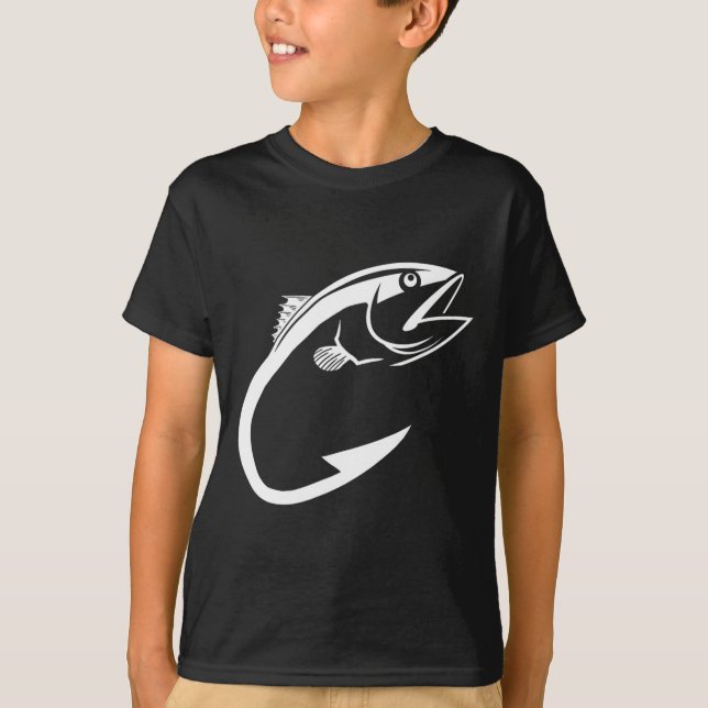 Camiseta Sobrevoado De Pesca Do Homem De Pesca Mínimo Do Ga (Frente)
