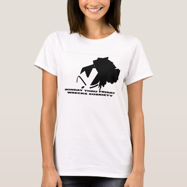 Camiseta Sobriedade destruída (Frente)