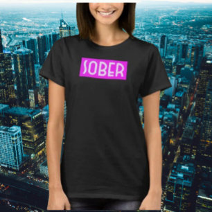 Camiseta Sobriedade fluorescente