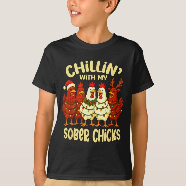 Camiseta Sobriety Anniversary Recovery Funny Sober Chicks  (Frente)