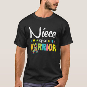 Camiseta Sobrinha de um Guerreiro Conscientização sobre Aut