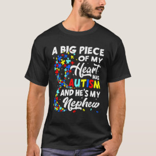 Camiseta Sobrinho Autista Mês de Conscientização do Autismo