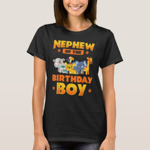 Camiseta Sobrinho Da Festa C Do Dia De Nascimento Zoo Safar