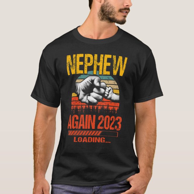 Camiseta Sobrinho de novo no último ano de 2023 carregando  (Frente)
