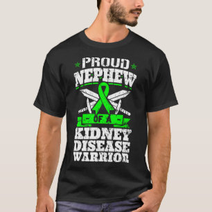 Camiseta Sobrinho De Um Guerreiro Da Doença Renal Ckd Renal