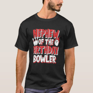 Camiseta Sobrinho Do Partido Da Boliche De Birthday Bowler