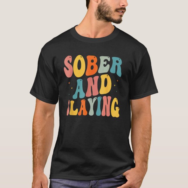 Camiseta Sóbrio e Matando a Sobriedade Aniversário de Recup (Frente)