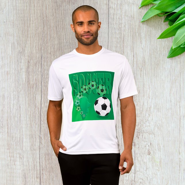 Camiseta Soccer Africa Bold Green Football (Criador carregado)