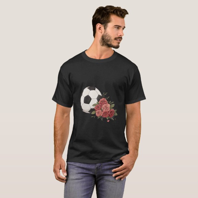 Camiseta Soccer ball and Pink (Frente Completa)