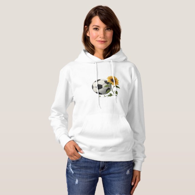 Camiseta Soccer ball and sunflower (Frente Completa)