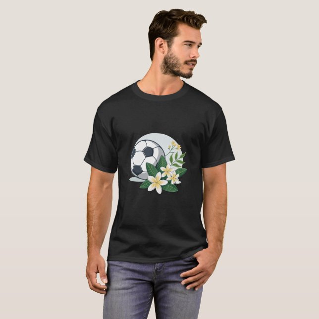 Camiseta Soccer ball with Jasmine (Frente Completa)