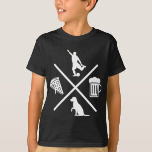 Camiseta Soccer Beer Dogs Pizza Canina Snack Comida present