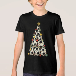 Camiseta Soccer Christmas Tree