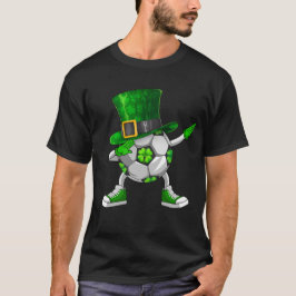 Camiseta Soccer Dabbing Leprechaun Hat Shamrock St Patrics