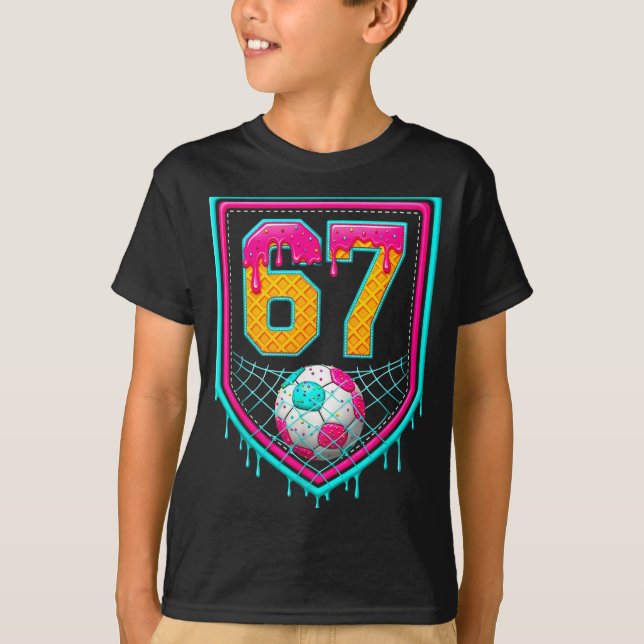Camiseta Soccer Drip Number 67 Soccer Player  (Frente)