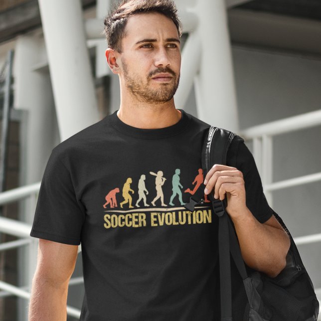 Camiseta Soccer Evolution – Human Evolution to Soccer Lover (Criador carregado)