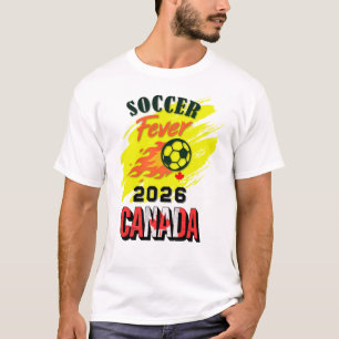 Camiseta SOCCER Fever 2026 Canada Fan Gear Limited Edition