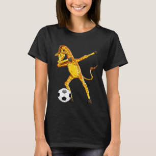 Camiseta Soccer Giraffe Dabbing Giraffe