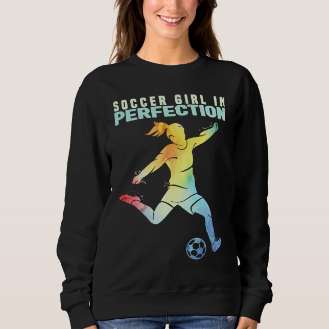 Camiseta Soccer Girl in Perfection Kids And Women Soccer  1 (Frente)