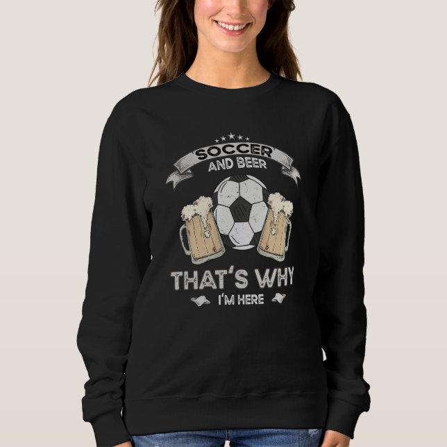Camiseta Soccer Jokes Beer Enthusiast Artwork Quotes (Frente)