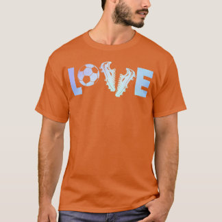 Camiseta Soccer Love Men Boys Sports vintage friend