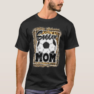 Camiseta Soccer Mãe Bonita Dia do Jogo de Futebol da Mãe An