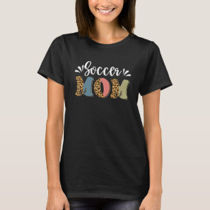Camiseta Soccer Mãe Bonita Dia do Jogo de Futebol da Mãe An
