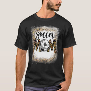 Camiseta Soccer Mãe Padrão Leopardo Sangrando Jogo da Mãe