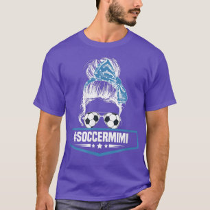 Camiseta Soccer mimi, vovó de futebol engraçado 