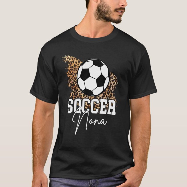 Camiseta Soccer Nona Leopard Heart (Frente)