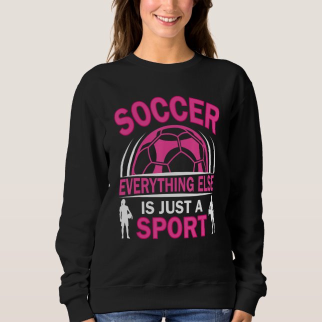 Camiseta Soccer Players Soccer Team Graphic Women Girls Soc (Frente)