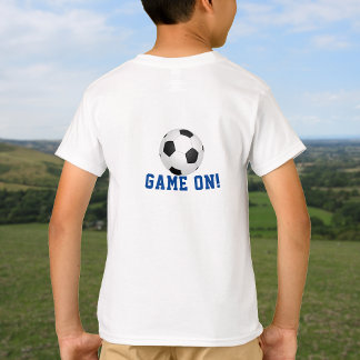 Camiseta Soccer star add name and caption double-sided