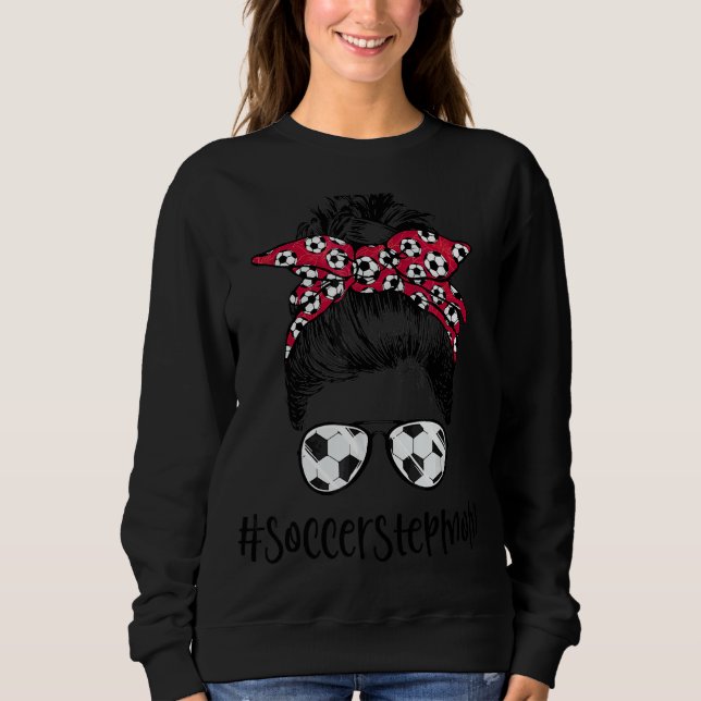 Camiseta Soccer Stepman Life Messaging Bun Sunglass Mulhere (Frente)