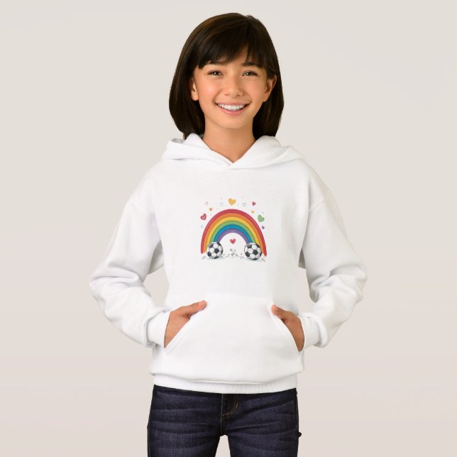 Camiseta Soccer under the Valentines Rainbow (Frente Completa)