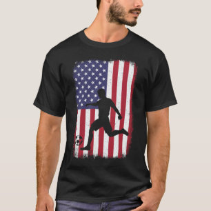 Camiseta Soccer USA Flag