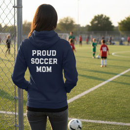 Camiseta Soccer Whimsical Custom Game Day Full-Zip Hoodie