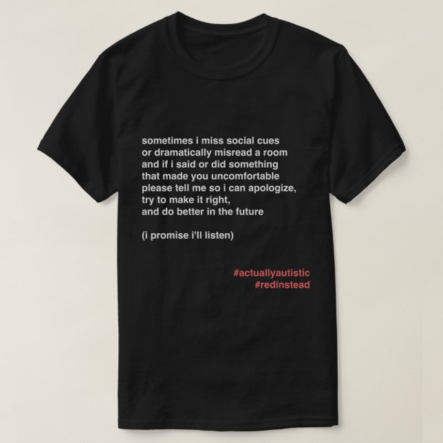 Camiseta Social Cues et. (Frente do Design)